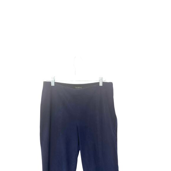 Talbots Navy Blue Career Office Business Chatham Crop Dress Pants Size 8 - Picture 7 of 12